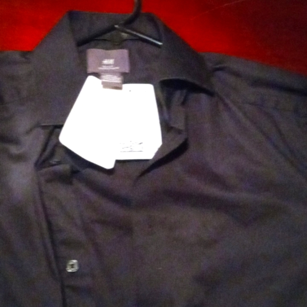 Black. Women's sx XS button down Oxford shirt by H&M